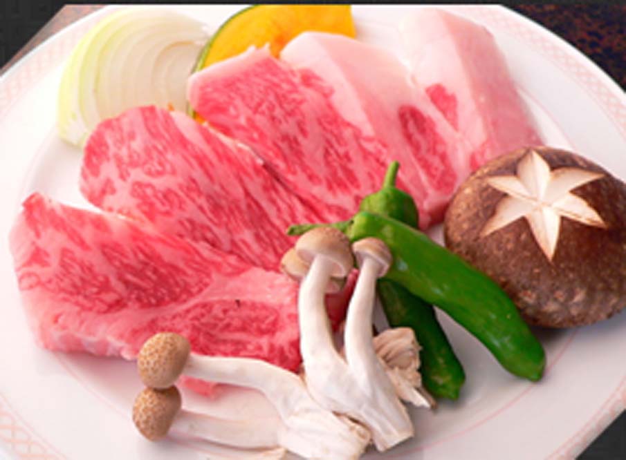 牛肉の鉄板焼き
